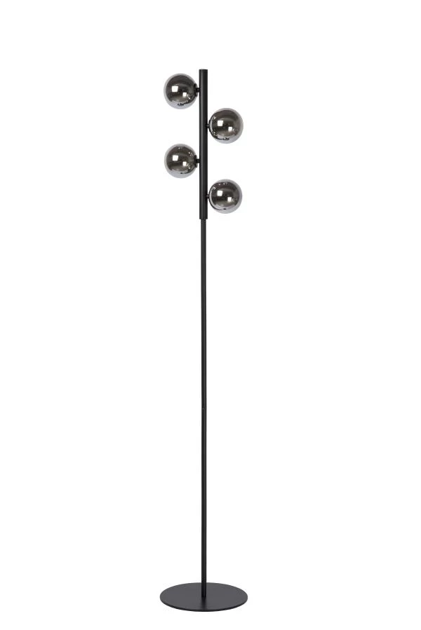 Lucide TYCHO - Floor lamp - 4xG9 - Black - turned off